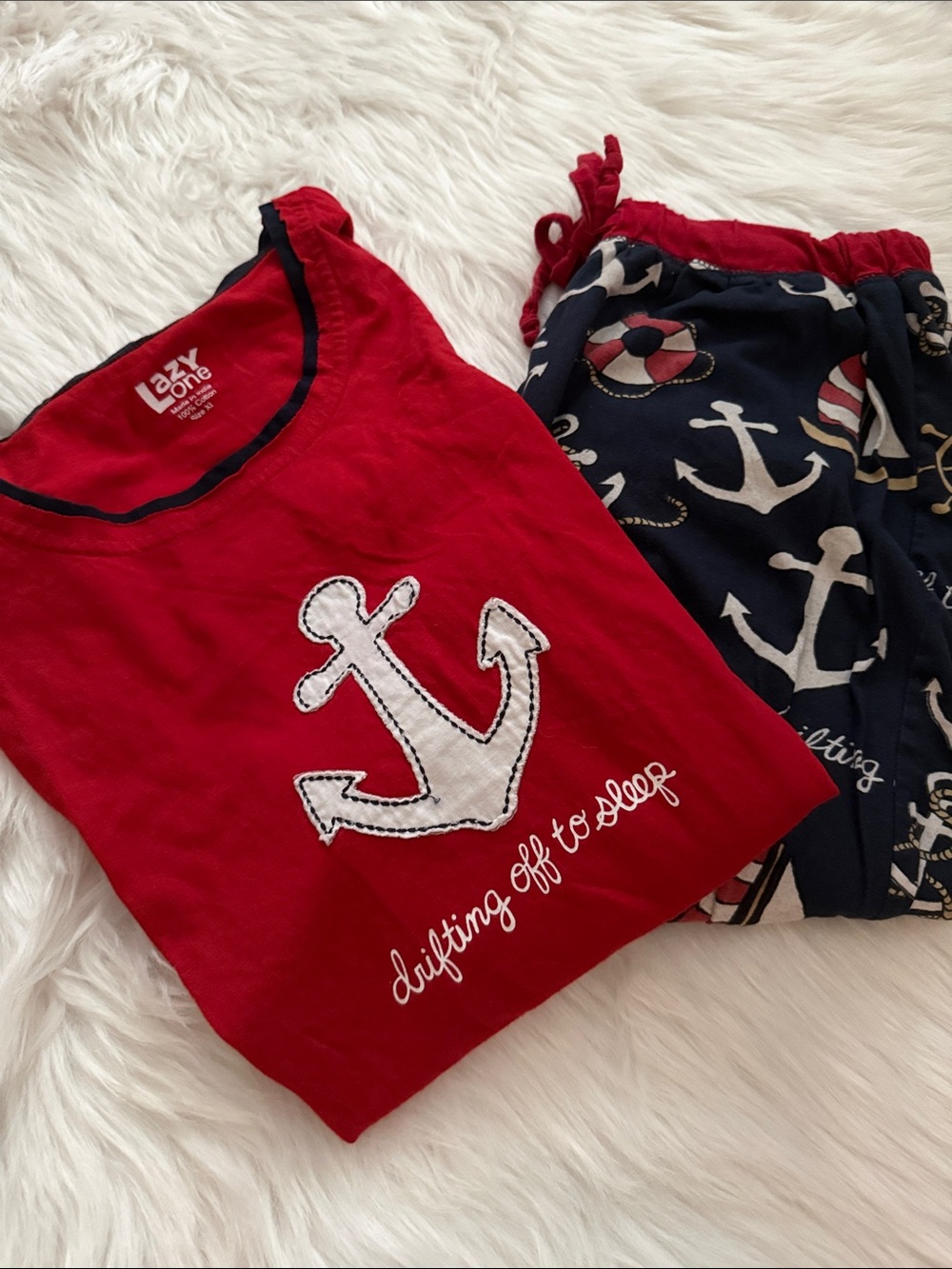 Lazy One Women’s Anchor Pajama Set